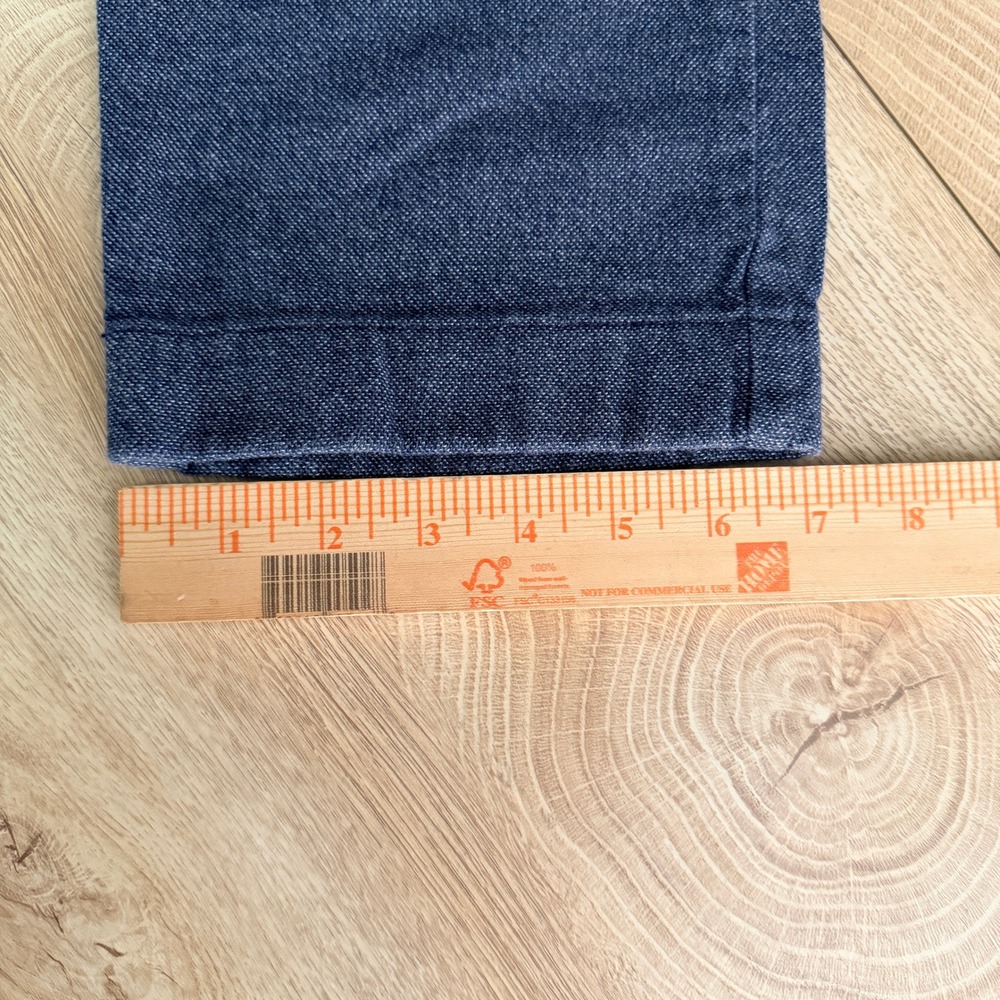 J.Crew Flex Slim Chinos Mens Actual 36x32 Blue Textured Stretch Cotton FlatFront - Picture 8 of 8
